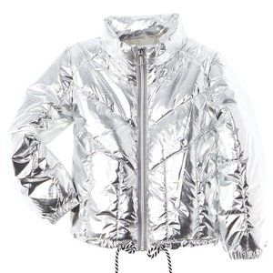 Silver Central Park West Jacket Girls 10 OR 12. NEW